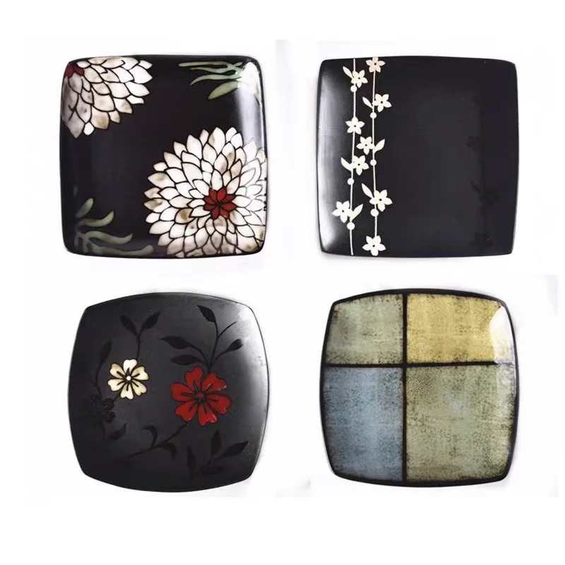 

осђда Tableware Plates For Food Undefined Dinner Set Creative Japanese Ceramic Plate Family Restaurant Tableware Flat Fruit